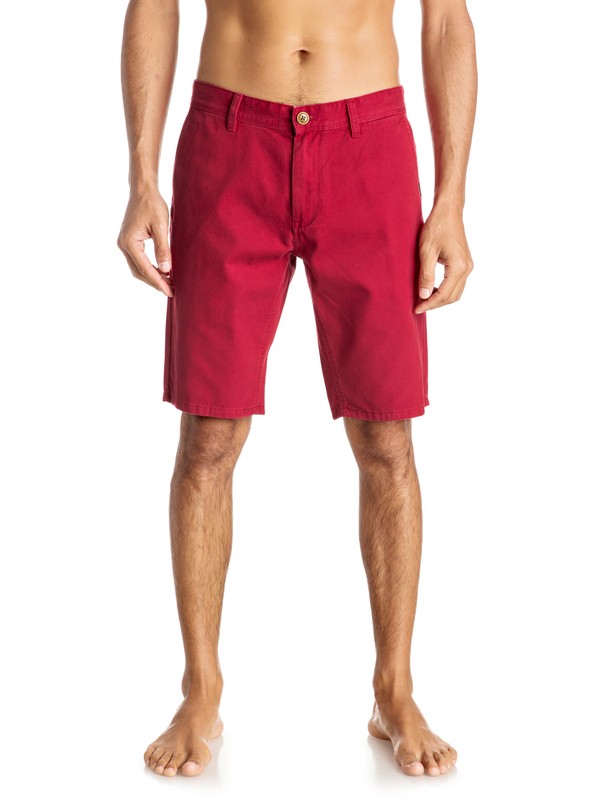 quiksilver, Everyday 21" - Short en sergé, CHILI PEPPER (rrd0) 0 Everyday 21" - Short en sergé Rouge EQYWS03252 Quiksilver