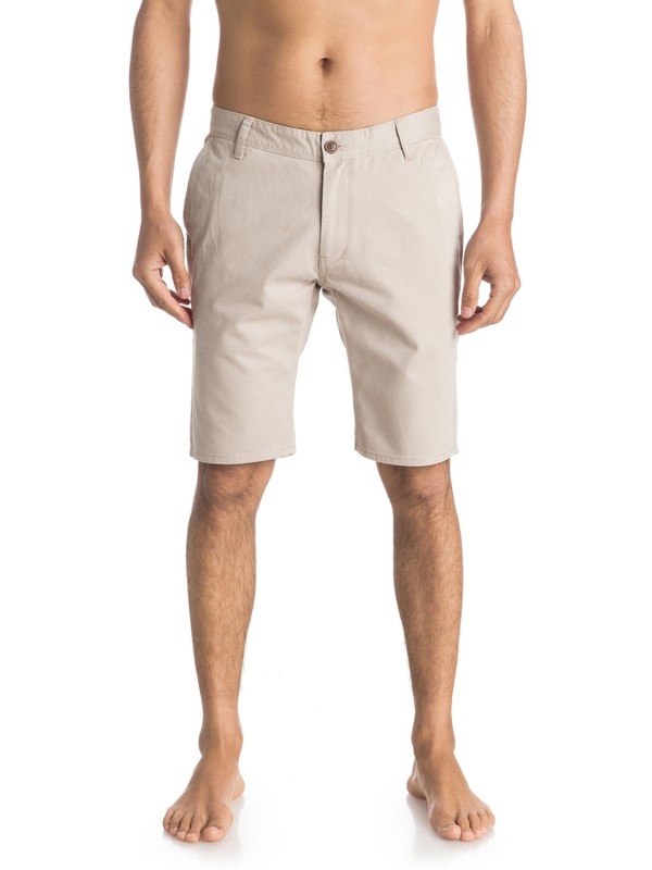 quiksilver, Everyday 21" - Short en sergé, PLAZA TAUPE (thz0) 0 Everyday 21" - Short en sergé Beige EQYWS03252 Quiksilver