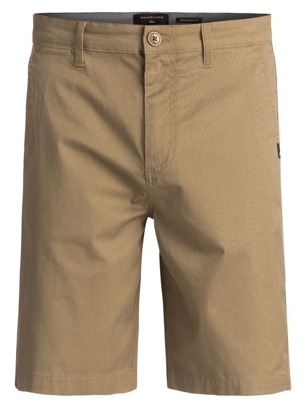 quiksilver, Everyday Union Stretch 21" - Short en sergé, ELMWOOD (tmp0) 0 Everyday Union Stretch 21" - Short en sergé Beige EQYWS03253 Quiksilver
