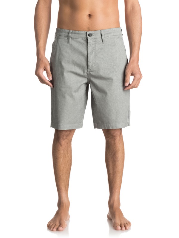quiksilver, Everyday Union Stretch Chino Shorts, LIGHT GREY HEATHER (sgrh) 0 Everyday Union Stretch Chino Shorts Grey EQYWS03253 Quiksilver