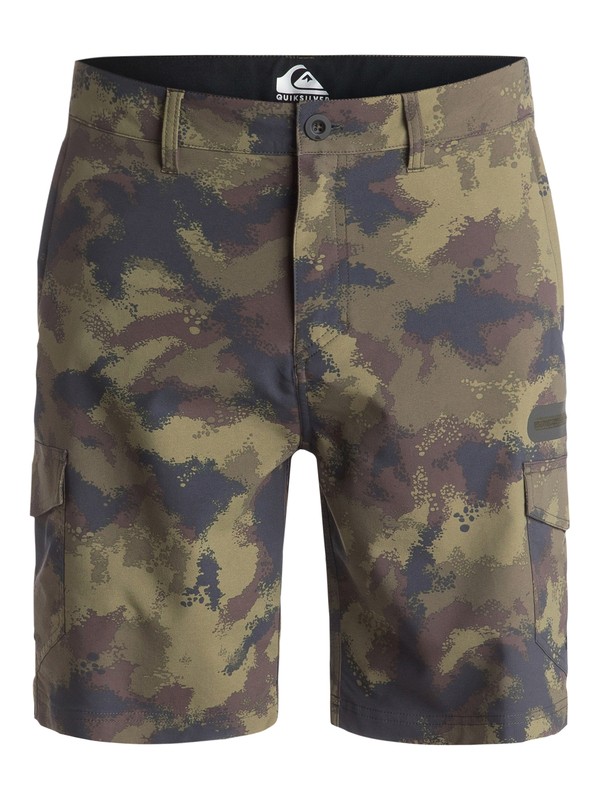 quiksilver, Utilitarion 20" - Short amphibie, WAX DOTS FOREST CAMO (csn6) 0 Utilitarion 20" - Short amphibie Marron EQYWS03275 Quiksilver