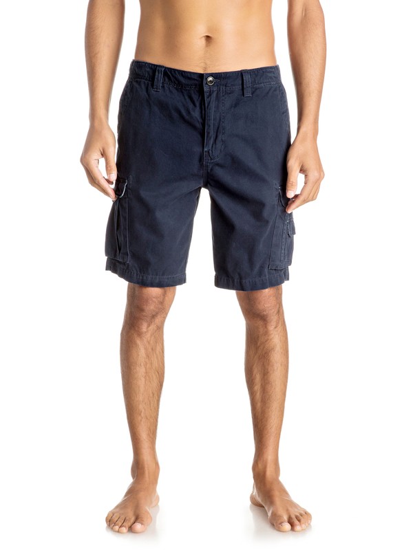 quiksilver, Crucial Battle 21" - Short cargo, NAVY BLAZER (byj0) 0 Crucial Battle 21" - Short cargo Bleu EQYWS03323 Quiksilver