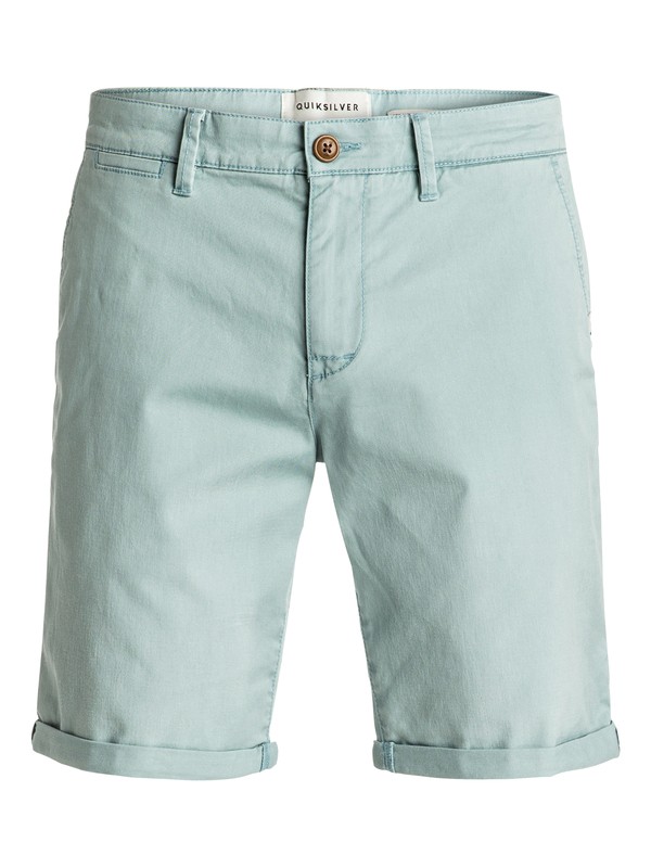 quiksilver, Krandy - Short en sergé, STONE BLUE (bhy0) 0 Krandy - Short en sergé Bleu EQYWS03324 Quiksilver