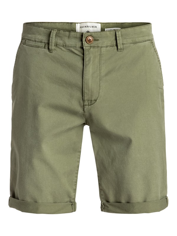 quiksilver, Krandy - Short en sergé, FOUR LEAF CLOVER (gph0) 0 Krandy - Short en sergé Vert EQYWS03324 Quiksilver