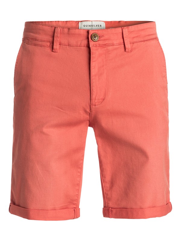 quiksilver, Krandy - Short en sergé, BURNT SIENNA (nmh0) 0 Krandy - Short en sergé Orange EQYWS03324 Quiksilver