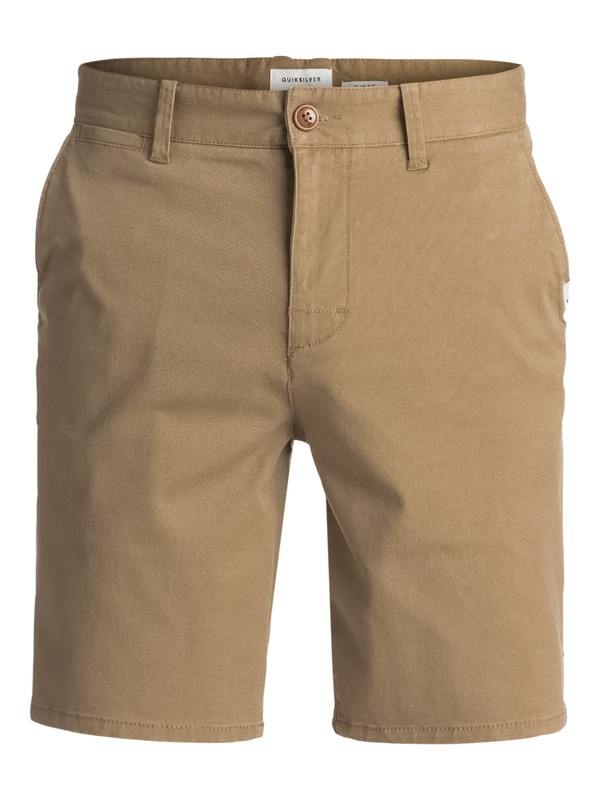 quiksilver, Krandy - Short en sergé, ELMWOOD (tmp0) 0 Krandy - Short en sergé Beige EQYWS03324 Quiksilver