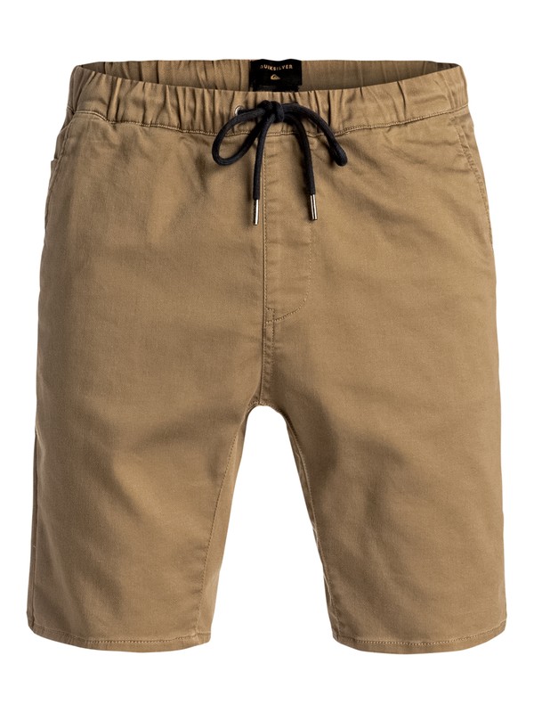 quiksilver, Fonic 19" - Pantalon de jogging en sergé, ELMWOOD (tmp0) 0 Fonic 19" - Pantalon de jogging en sergé Beige EQYWS03337 Quiksilver