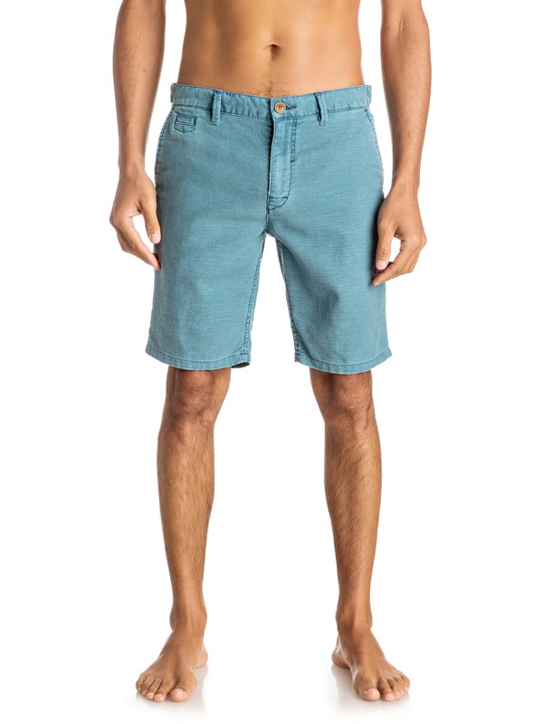 quiksilver, Greenwood Cutty - Short en sergé, INDIAN TEAL (bqk0) 0 Greenwood Cutty - Short en sergé EQYWS03358 Quiksilver