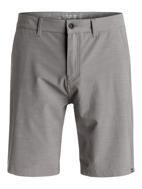 quiksilver, Slubbed Amphibian 21" Amphibian Shorts, QUIET SHADE (kze0) 0 Slubbed Amphibian 21" Amphibian Shorts Black EQYWS03373 Quiksilver