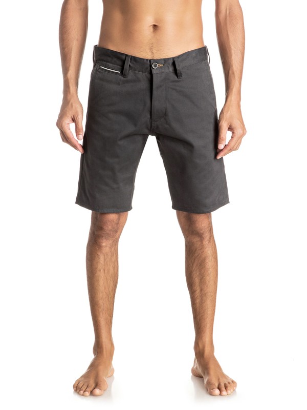 quiksilver, The Selvedge 19" - Short, TARMAC (kta0) 0 The Selvedge 19" - Short Noir EQYWS03375 Quiksilver