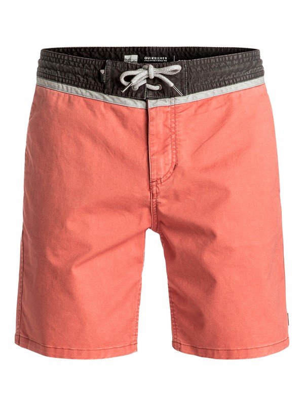 quiksilver, Street Vee 18" - Short type boardshort, BURNT SIENNA (nmh0) 0 Street Vee 18" - Short type boardshort Orange EQYWS03401 Quiksilver