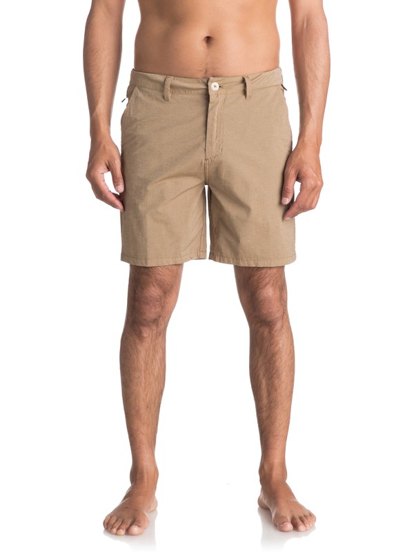 quiksilver, Echo Surfwash Amphibian 18" Amphibian Shorts, ELMWOOD (tmp0) 0 Echo Surfwash Amphibian 18" Amphibian Shorts Beige EQYWS03432 Quiksilver