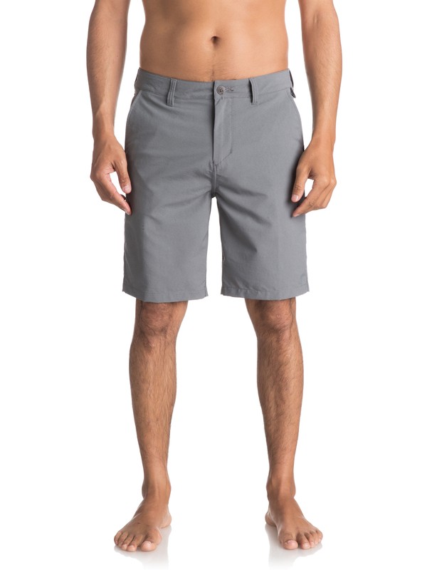 quiksilver, Transit Twill Amphibian 20" Amphibian Shorts, QUIET SHADE (kze0) 0 Transit Twill Amphibian 20" Amphibian Shorts Black EQYWS03434 Quiksilver