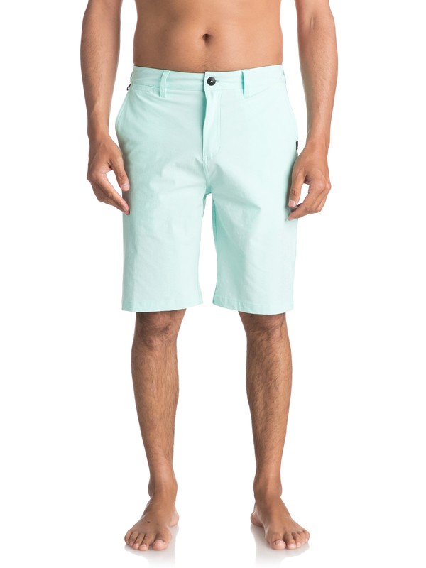 quiksilver, Union Heather Amphibian 21" Amphibian Shorts, BLUE LIGHT (bek0) 0 Union Heather Amphibian 21" Amphibian Shorts Blue EQYWS03440 Quiksilver