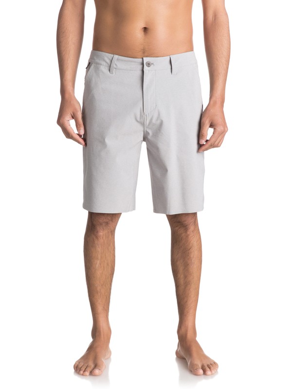 quiksilver, Transit Amphibian 20" - Bermuda Amphibian, SLEET (szp0) 0 Transit Amphibian 20" - Bermuda Amphibian Gray EQYWS03453 Quiksilver