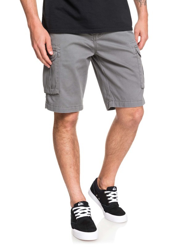quiksilver, Men's Crucial Battle Cargo Shorts, QUIET SHADE (kze0) 0 Men's Crucial Battle Cargo Shorts Black EQYWS03456 Quiksilver