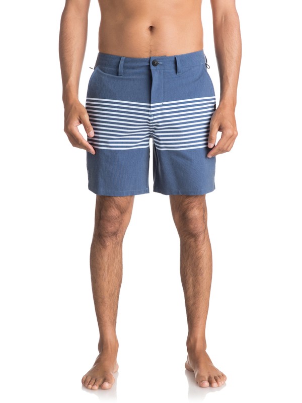 ECHO STRIPE AMPHIBIAN 18 EQYWS03466 0 Men's Echo Stripe Amphibian 18" Shorts EQYWS03466 Quiksilver