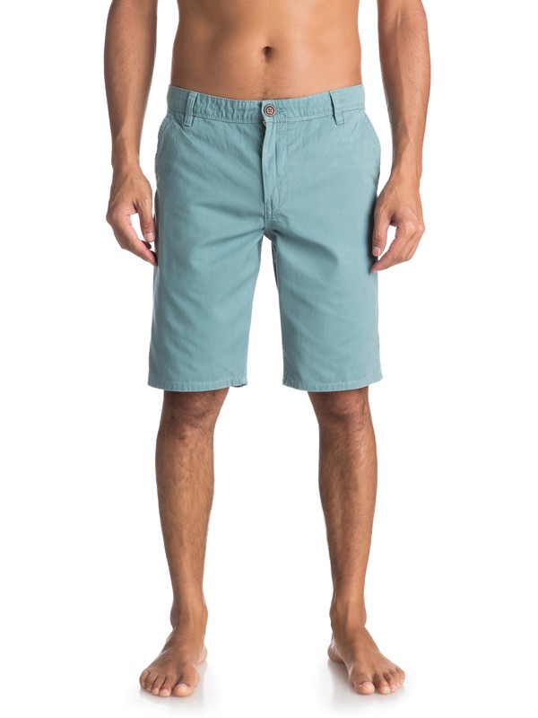 quiksilver, New Everyday 20" - Chino Shorts, TRELLIS (bkw0) 0 New Everyday 20" - Chino Shorts Blue EQYWS03468 Quiksilver