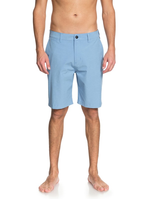 quiksilver, Men's Union Heather 20" Amphibian Shorts, SILVER LAKE BLUE (bjq0) 0 Men's Union Heather 20" Amphibian Shorts Blue EQYWS03488 Quiksilver