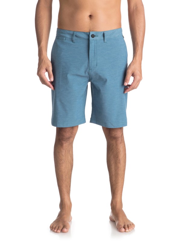 quiksilver, Men's Union Heather 20" Amphibian Shorts, REAL TEAL (bpr0) 0 Men's Union Heather 20" Amphibian Shorts Blue EQYWS03488 Quiksilver