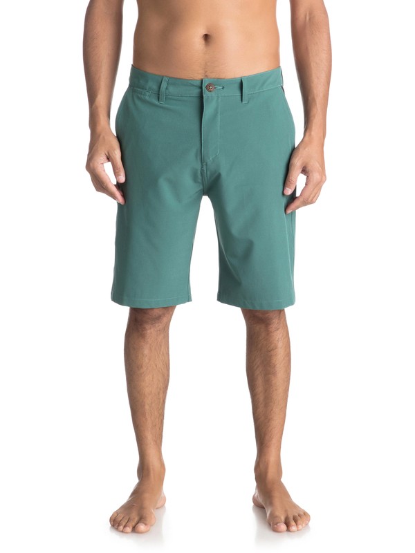 quiksilver, Union 21" - Amphibian Shorts, MALLARD GREEN (gqn0) 0 Union 21" - Amphibian Shorts Green EQYWS03491 Quiksilver