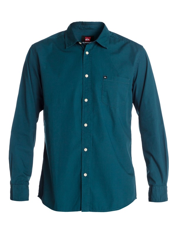 quiksilver, Elliot LS Shirt, DARK DENIM (brq0) 0 Elliot LS Shirt EQYWT00002 Quiksilver