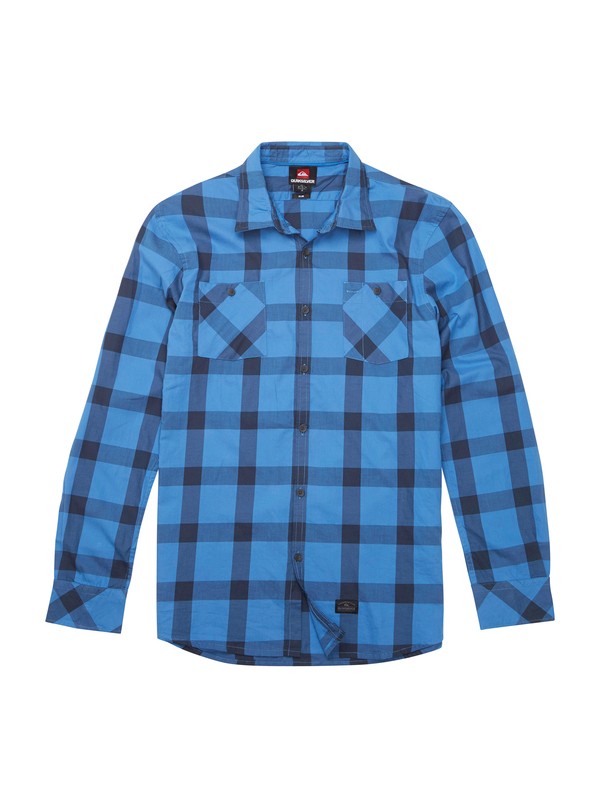 quiksilver, Ramos Long Sleeve Shirt, BRIGHT COBALT (bpc0) 0 Ramos Long Sleeve Shirt EQYWT00009 Quiksilver