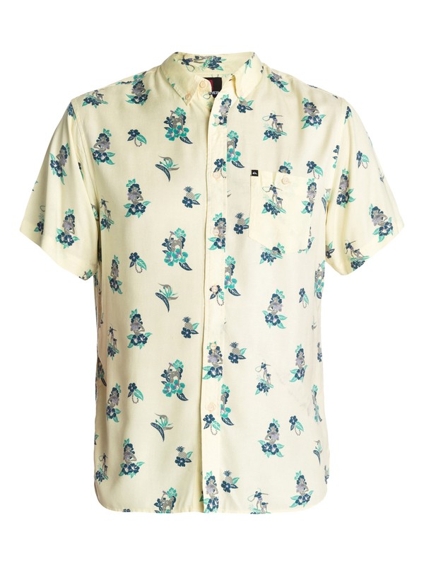 quiksilver, Wailea Short Sleeve Shirt, WAILEA CITRUS (ydb6) 0 Wailea Short Sleeve Shirt EQYWT00037 Quiksilver