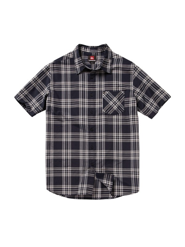 quiksilver, Belmont Shore Short Sleeve Shirt, NAVY (ktp0) 0 Belmont Shore Short Sleeve Shirt EQYWT00046 Quiksilver