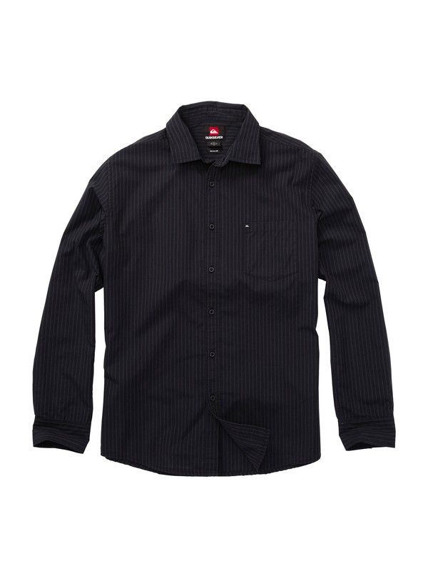 quiksilver, Barracuda Cay Long Sleeve Shirt, BLACK (kvj0) 0 Barracuda Cay Long Sleeve Shirt EQYWT00068 Quiksilver