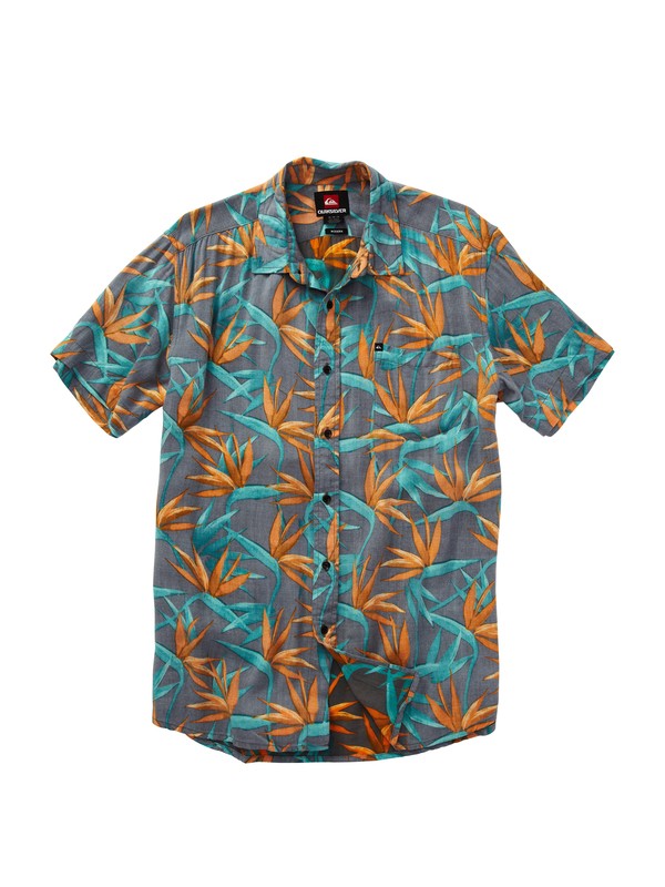 quiksilver, Paradise Bay Short Sleeve Shirt, PARADISE HAGGIS (skt6) 0 Paradise Bay Short Sleeve Shirt EQYWT00071 Quiksilver