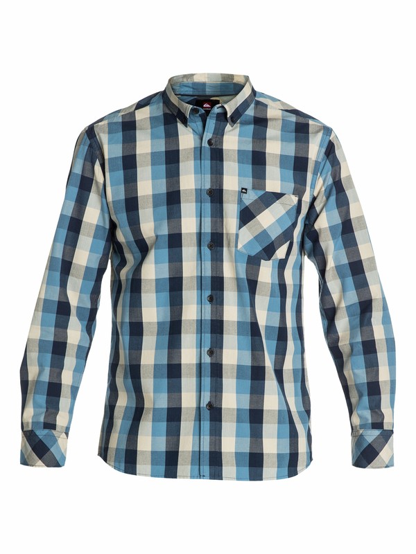 quiksilver, Faroes Long Sleeve Shirt, FAROES NAVY BLAZER (byj1) 0 Faroes Long Sleeve Shirt EQYWT03020 Quiksilver