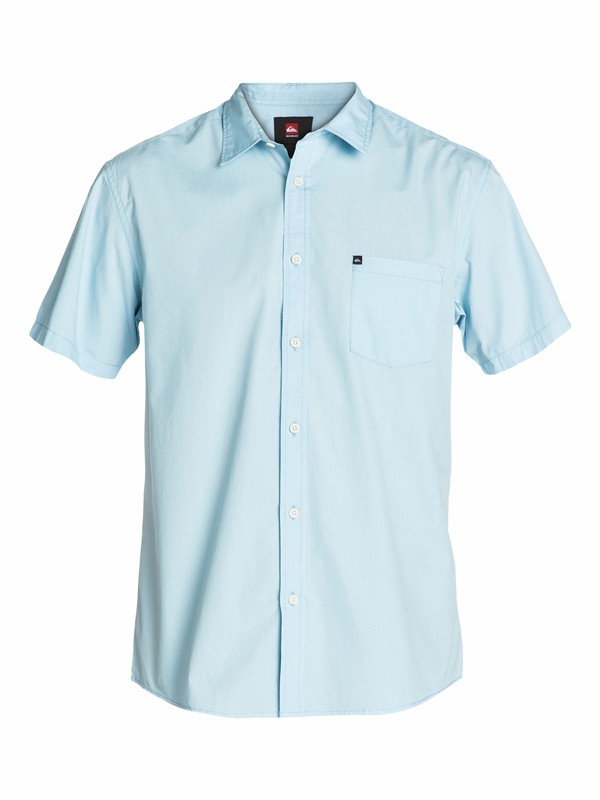 quiksilver, Elliot Short Sleeve Shirt, ICICLE (bfg0) 0 Elliot Short Sleeve Shirt EQYWT03021 Quiksilver