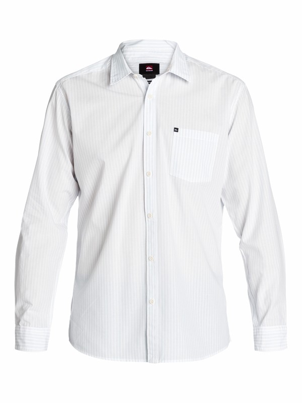 quiksilver, Ventures Long Sleeve Shirt, VENTURES WIDE ICICLE (bfg3) 0 Ventures Long Sleeve Shirt EQYWT03028 Quiksilver