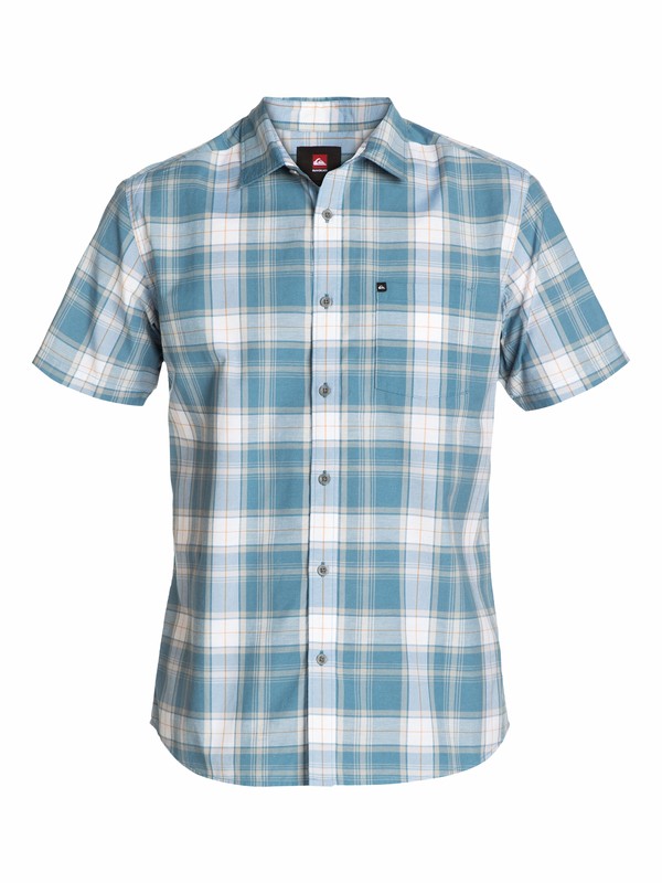 quiksilver, Mister Pat Short Sleeve Shirt, MISTER PAT BLUESTONE (bmc1) 0 Mister Pat Short Sleeve Shirt EQYWT03031 Quiksilver