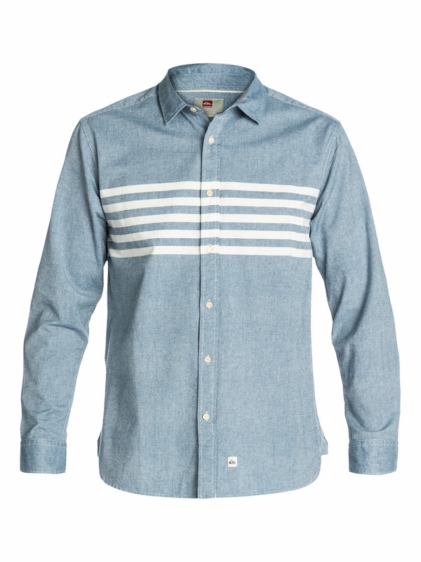 quiksilver, Crew Island Ls, CREW ISLAND WASHED NAVY (brq3) 0 Crew Island Ls EQYWT03033 Quiksilver