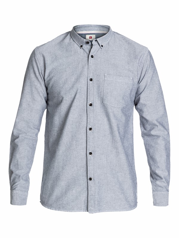 quiksilver, The Oxford Long Sleeve Shirt, NAVY BLAZER (byj0) 0 The Oxford Long Sleeve Shirt EQYWT03039 Quiksilver