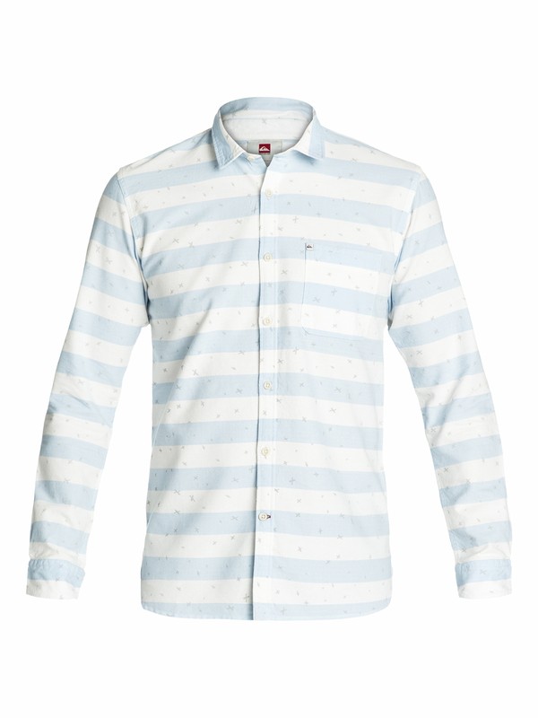 quiksilver, Nuckles Long Sleeve Shirt, NUCKLES ICICLE (bfg6) 0 Nuckles Long Sleeve Shirt EQYWT03080 Quiksilver