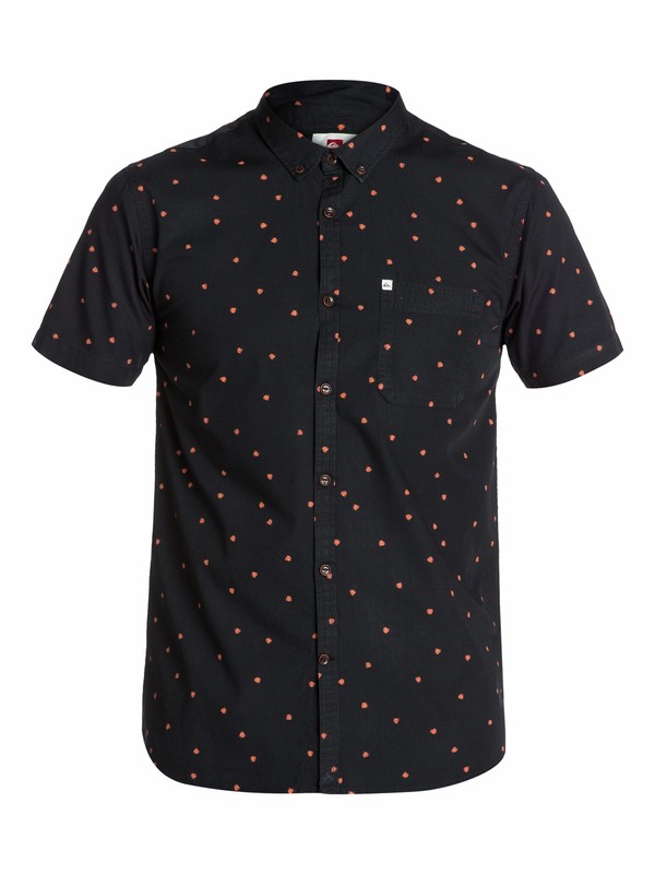 quiksilver, War Head Short Sleeve Shirt, WARHEAD BLACK (kvj6) 0 War Head Short Sleeve Shirt EQYWT03081 Quiksilver