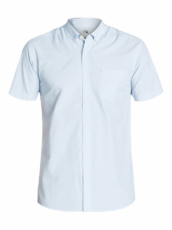 quiksilver, Wilsden Short Sleeve Shirt, FADED DENIM (bjn0) 0 Wilsden Short Sleeve Shirt EQYWT03099 Quiksilver