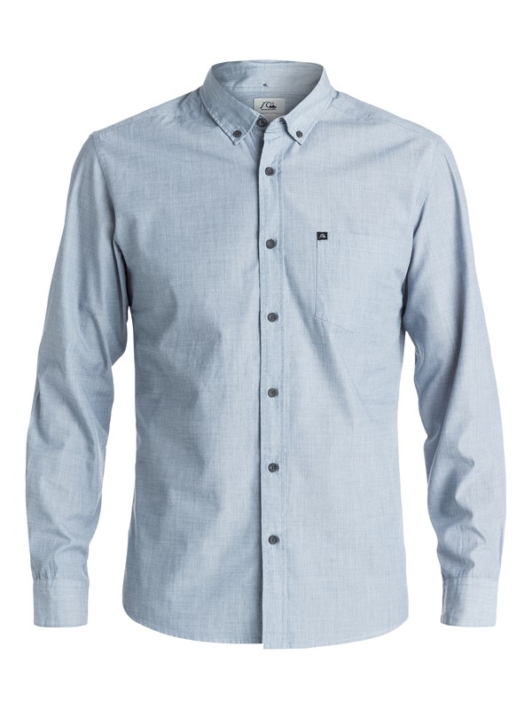 quiksilver, Wilsden Long Sleeve Shirt, DARK DENIM (brq0) 0 Wilsden Long Sleeve Shirt EQYWT03100 Quiksilver
