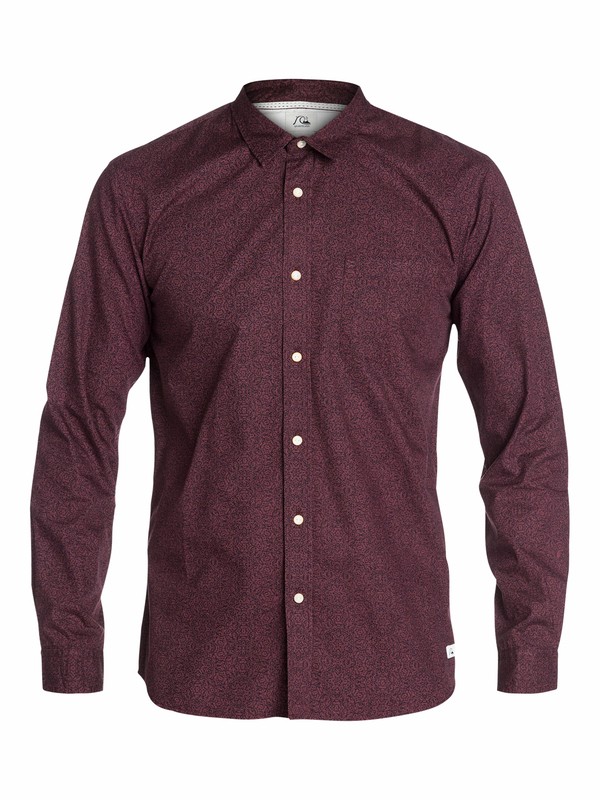 quiksilver, Holdback Long Sleeve Shirt, HOLDBACK SASSAFRAS (rsh6) 0 Holdback Long Sleeve Shirt EQYWT03137 Quiksilver