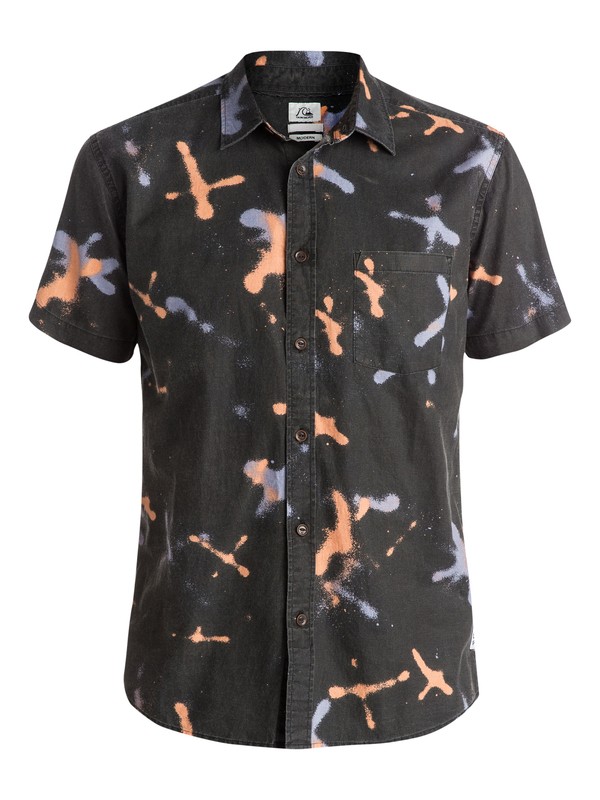 quiksilver, Markings Shirt - Chemise manches courtes, MARKINGS VL TARMAC (kta6) 0 Markings Shirt - Chemise manches courtes EQYWT03274 Quiksilver