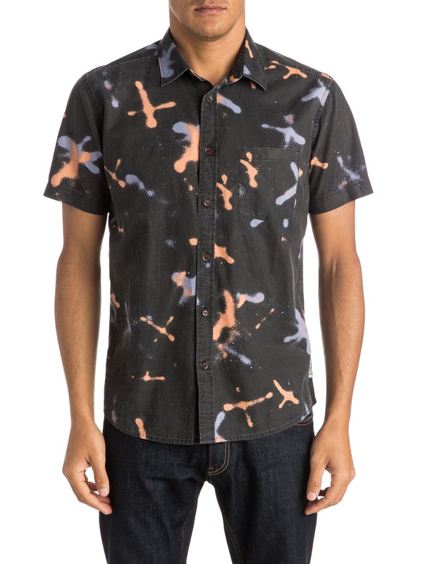 quiksilver, Markings Shirt - Chemise manches courtes, MARKINGS VL TARMAC (kta6) 0 Markings Shirt - Chemise manches courtes EQYWT03274 Quiksilver