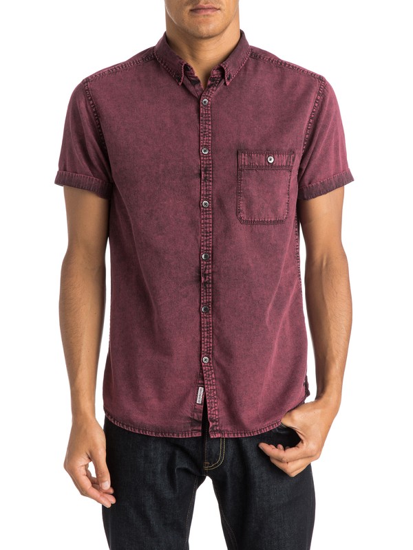 quiksilver, The Clackton - Chemise manches courtes, ROSEWOOD (rra0) 0 The Clackton - Chemise manches courtes EQYWT03283 Quiksilver