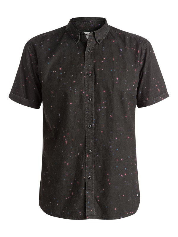 quiksilver, Ghetto Lights Shirt - Chemise manches courtes, GHETTO LIGHTS BLACK (kvj6) 0 Ghetto Lights Shirt - Chemise manches courtes EQYWT03285 Quiksilver