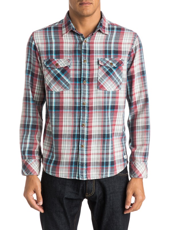 quiksilver, Sunset Visitors Long Sleeve Shirt, SUNSET VISITORS NAVY BLAZER (byj1) 0 Sunset Visitors Long Sleeve Shirt EQYWT03290 Quiksilver