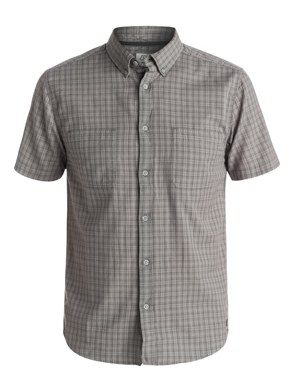quiksilver, Sound Touch - Chemise manches courtes, SOUNDTOUCH STEEPLE GREY (smc1) 0 Sound Touch - Chemise manches courtes Gris EQYWT03305 Quiksilver