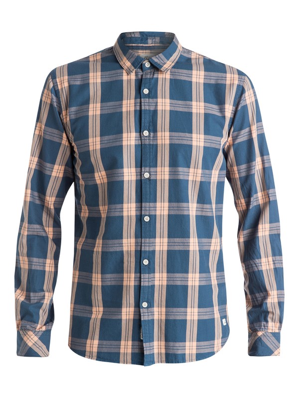 quiksilver, Atlantic Jungle - Chemise manches longues, ATLANTIC JUNGLE DARK DENIM (brq1) 0 Atlantic Jungle - Chemise manches longues Bleu EQYWT03313 Quiksilver