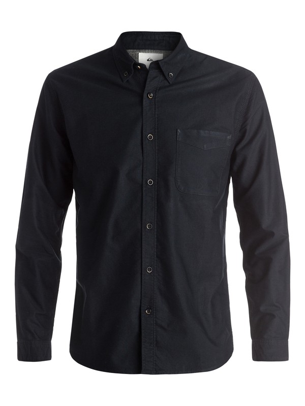 quiksilver, The Oxford - Chemise à manches longues, BLACK (kvj0) 0 The Oxford - Chemise à manches longues Noir EQYWT03347 Quiksilver